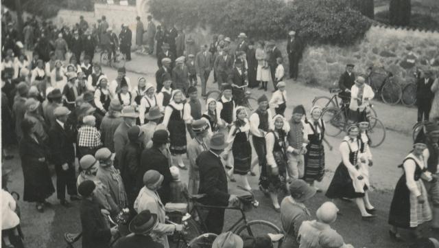 Teknisk Skole i Vig indvies - 1929 (B8273)