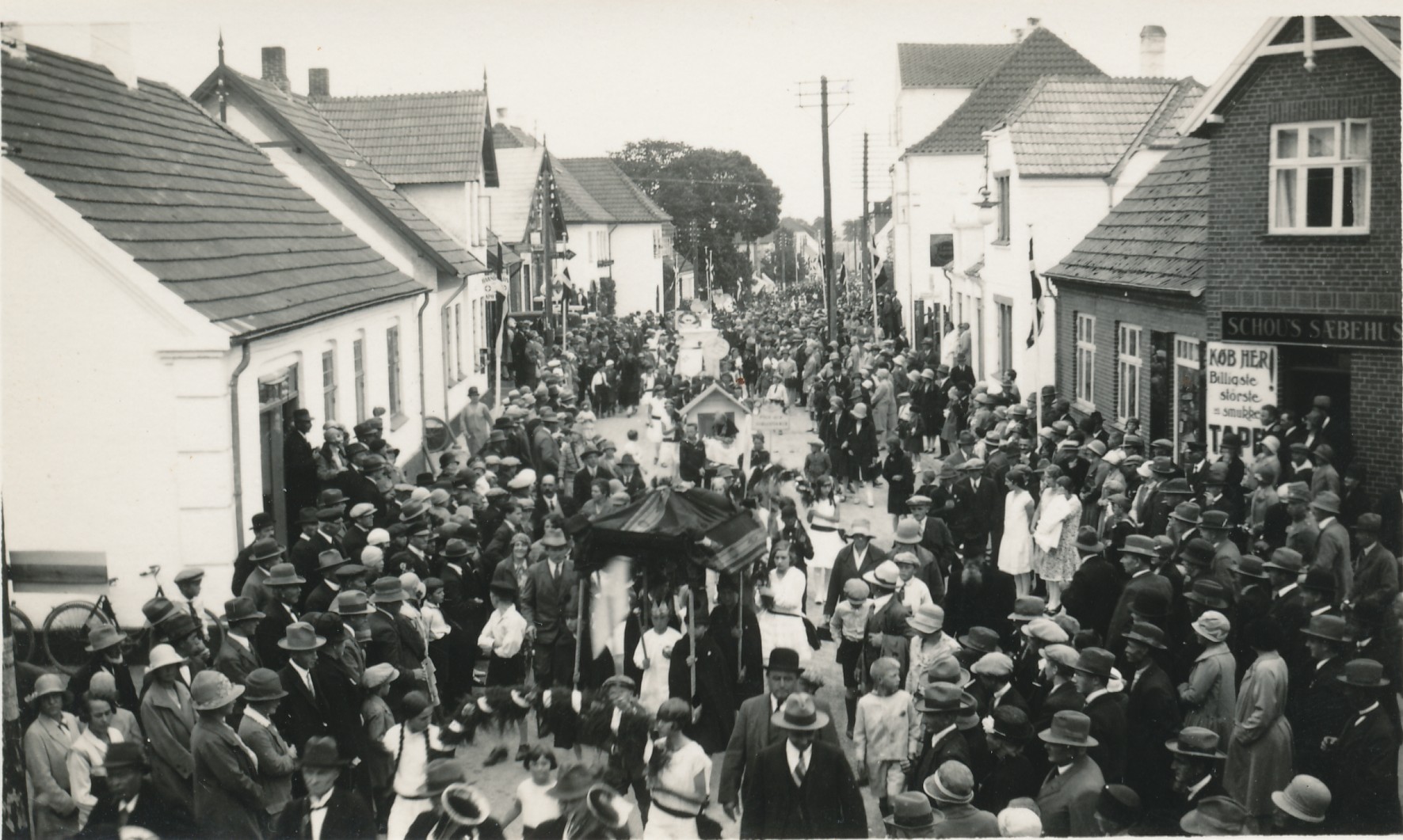 Teknisk Skole i Vig indvies - 1929 (B8274)