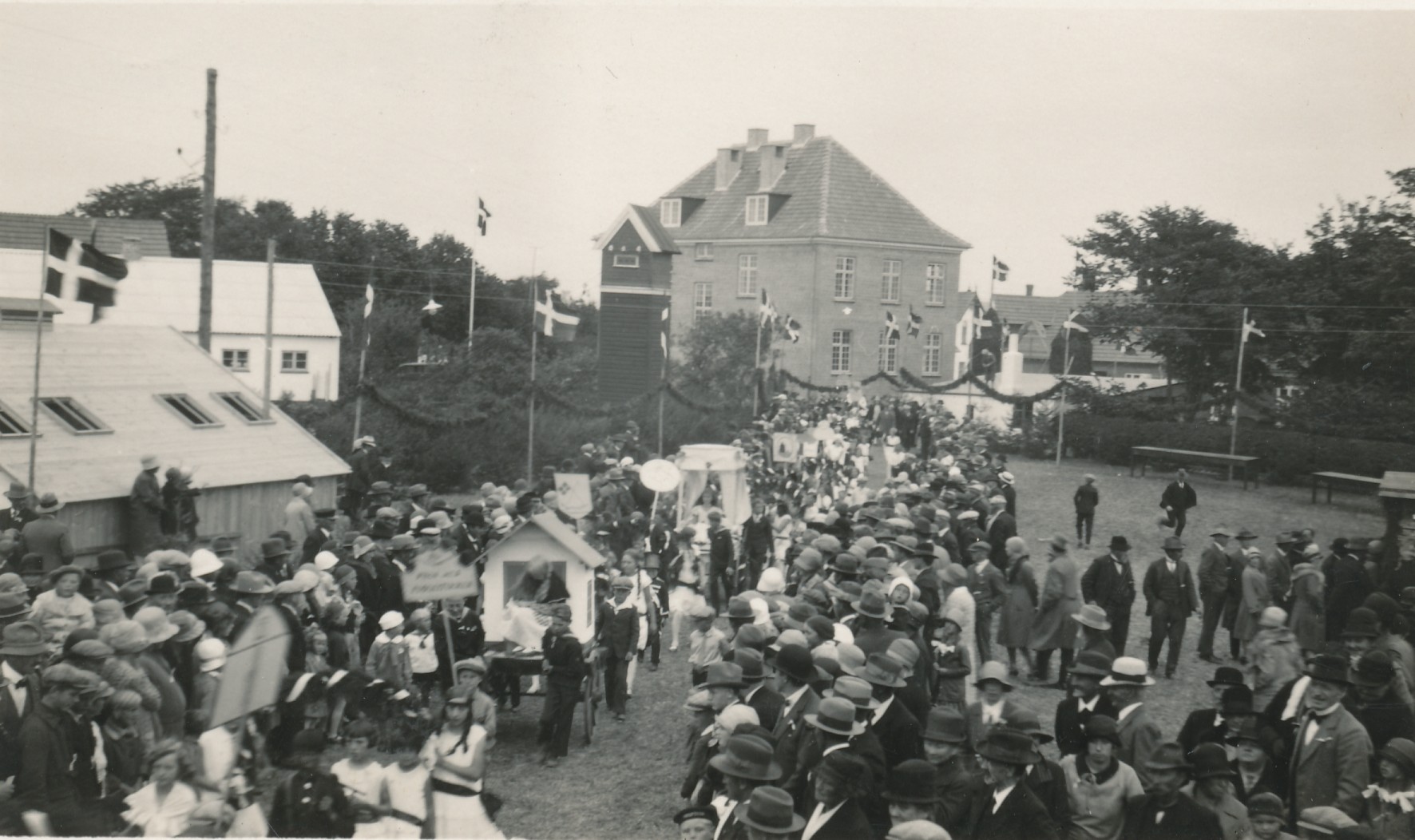 Teknisk Skole i Vig indvies - 1929 (B8277)