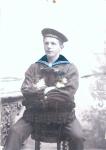 Peter Nielsen, Højby, som marinesoldat ca. 1895 (B8303)