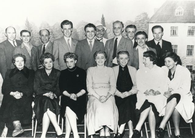 Diletantteater i Vig - ca. 1950 (B8543)