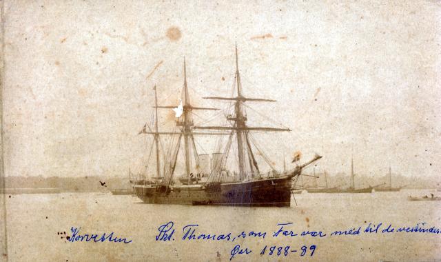Korvetten Skt. Thomas - 1888 (B8590)