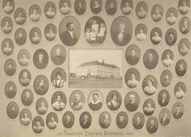 Fårevejle Højskole 1909 (B895)