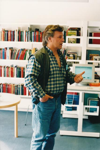 Jan Guillou i Nykøbing - 7. maj 1994 (B8726)