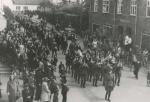 Hørve. Parade. Modstandsbevægelsen - 5. maj 1945 (B3852)