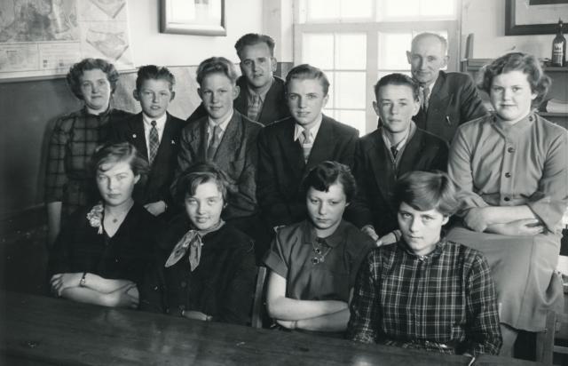 Gudmindrup Friskole - marts 1956 (B8836)