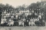 Skolefoto fra Højby Skole - sommeren 1920 (B8862)