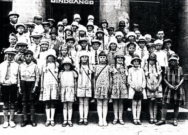 Skoleudflugt for Jyderup Skole - ca. 1930 (B9051)