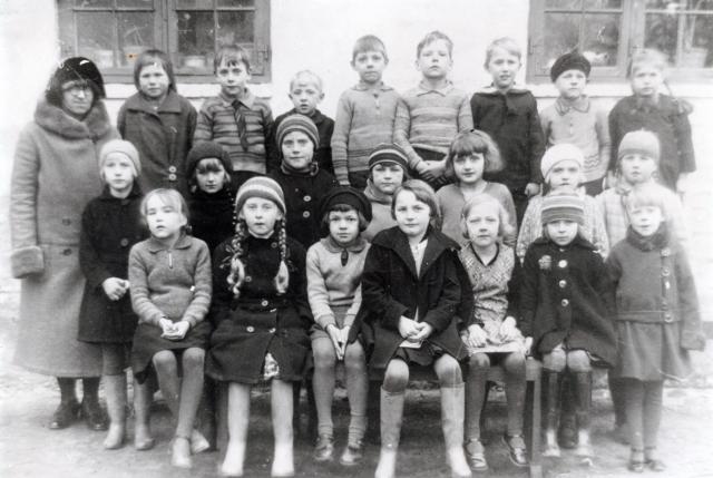 Hørve gamle skole - 1932 (B9391)