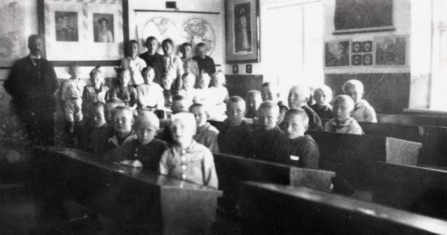 Hørve Lammefjord skole - ca. 1913 (B9392)