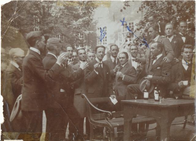 Henry Gideon på Regensen - 1913 (B9607)
