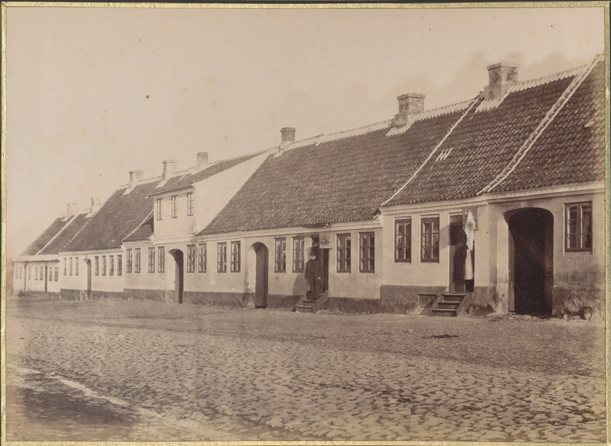 Algade i Nykøbing - ca. 1890 (B9631)