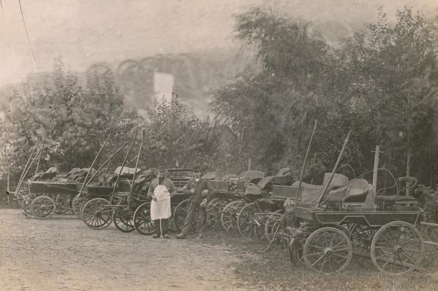 Rejsestald i Ny Vallekilde - ca. 1910 (B10213)