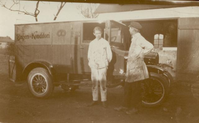 Bageribil fra Høve Bageri - 1920'erne (B681)