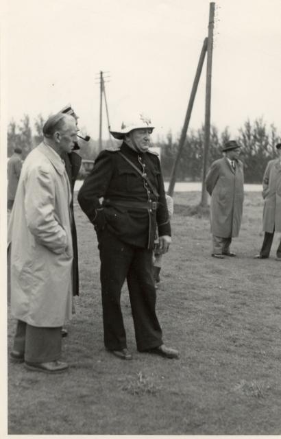 Vig Brandvæsen - Brandinspektør Jens Jensen - ca. 1950 (B709)