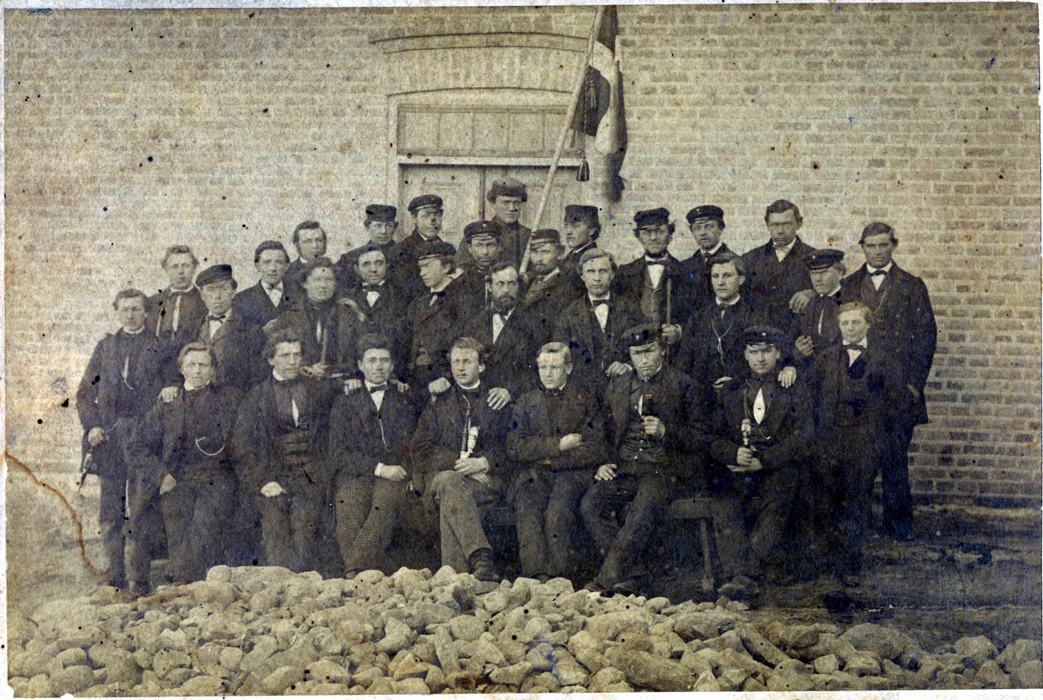 Vallekilde Højskole. Vinterhold 1866-1867 (B10122)