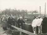 Grundstensnedlægning. De Gamles Hjem, Fårevejle - 1935 (B13039)