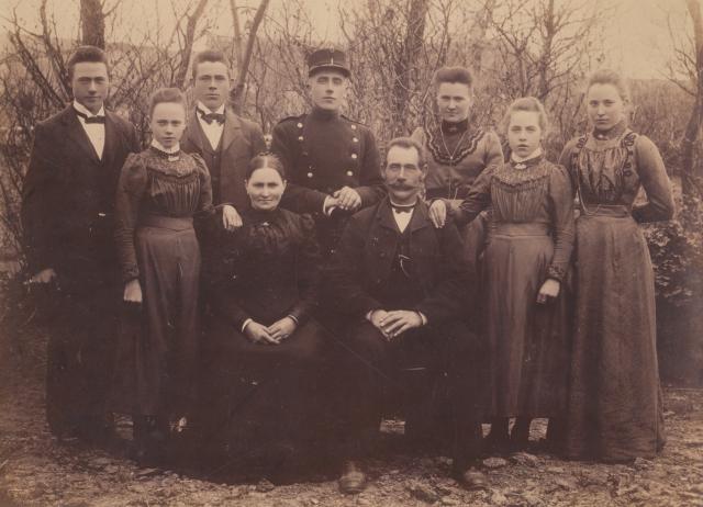 Sølvbryllup. Birte og Kristen Olsen - 1903 (B13089)