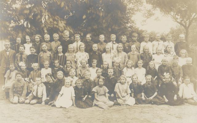 Grevinge skole. Elever - ca. 1923 (B9361)