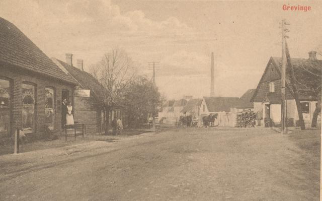 Grevinge. Hovedgaden ca. 1916 (B2127)