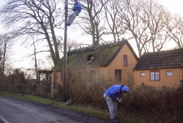 Underød efter orkanen