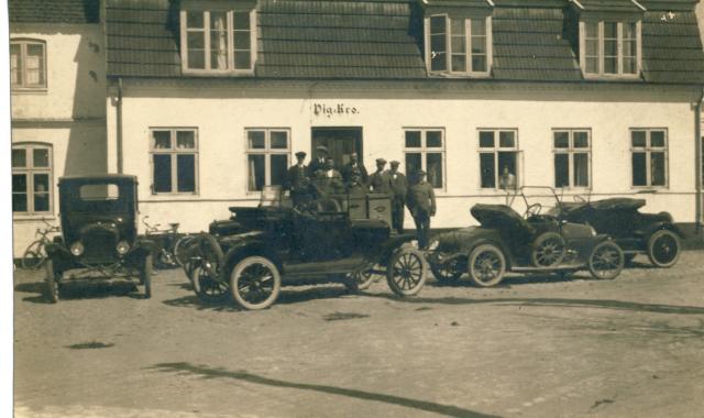 Vig Kro omkring 1922 (B1777)