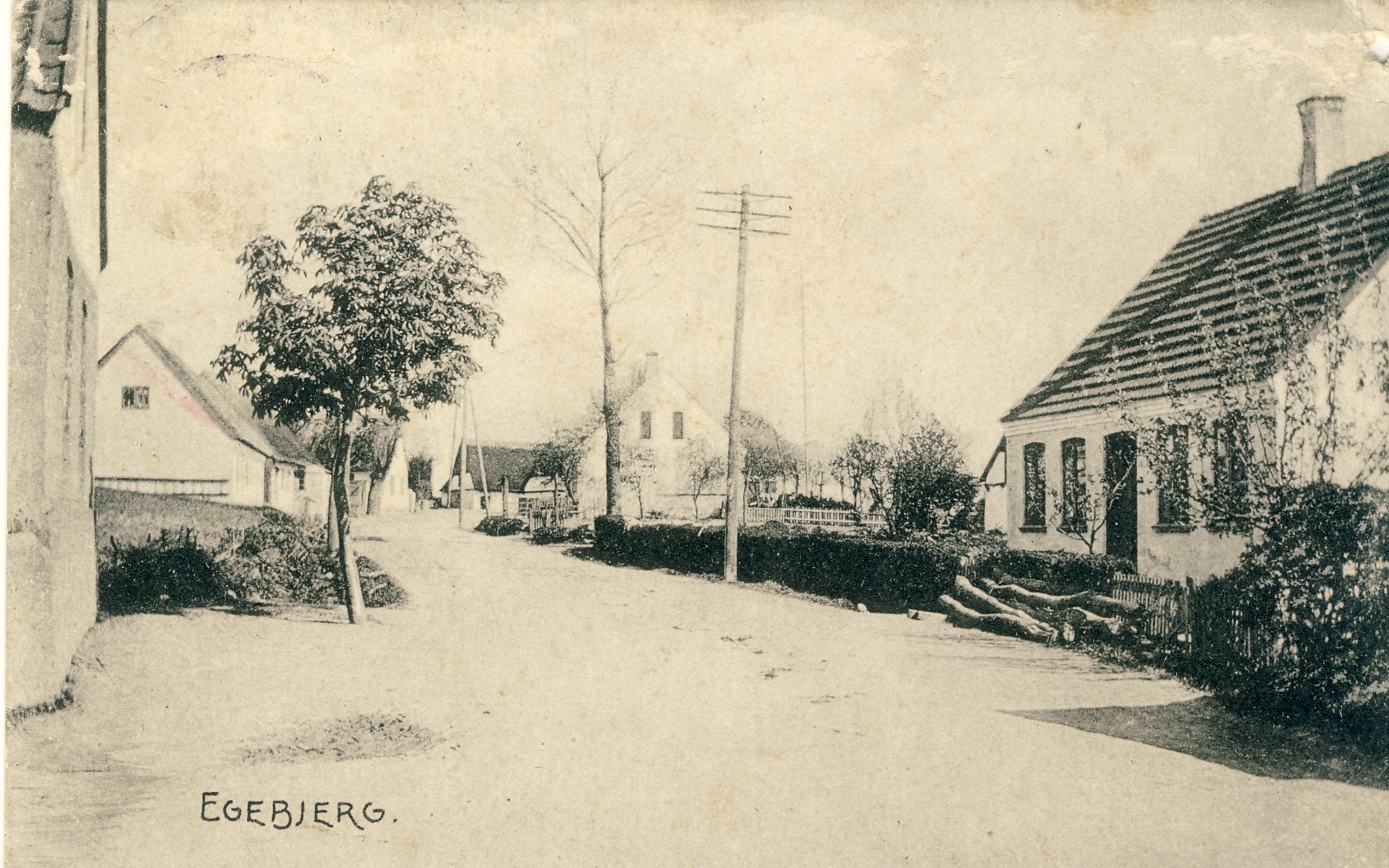 Egebjerg Hovedgade - omkring 1909 (B1788)