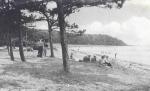 Høve Skov og Strand, badeliv ca. 1935 (B920)