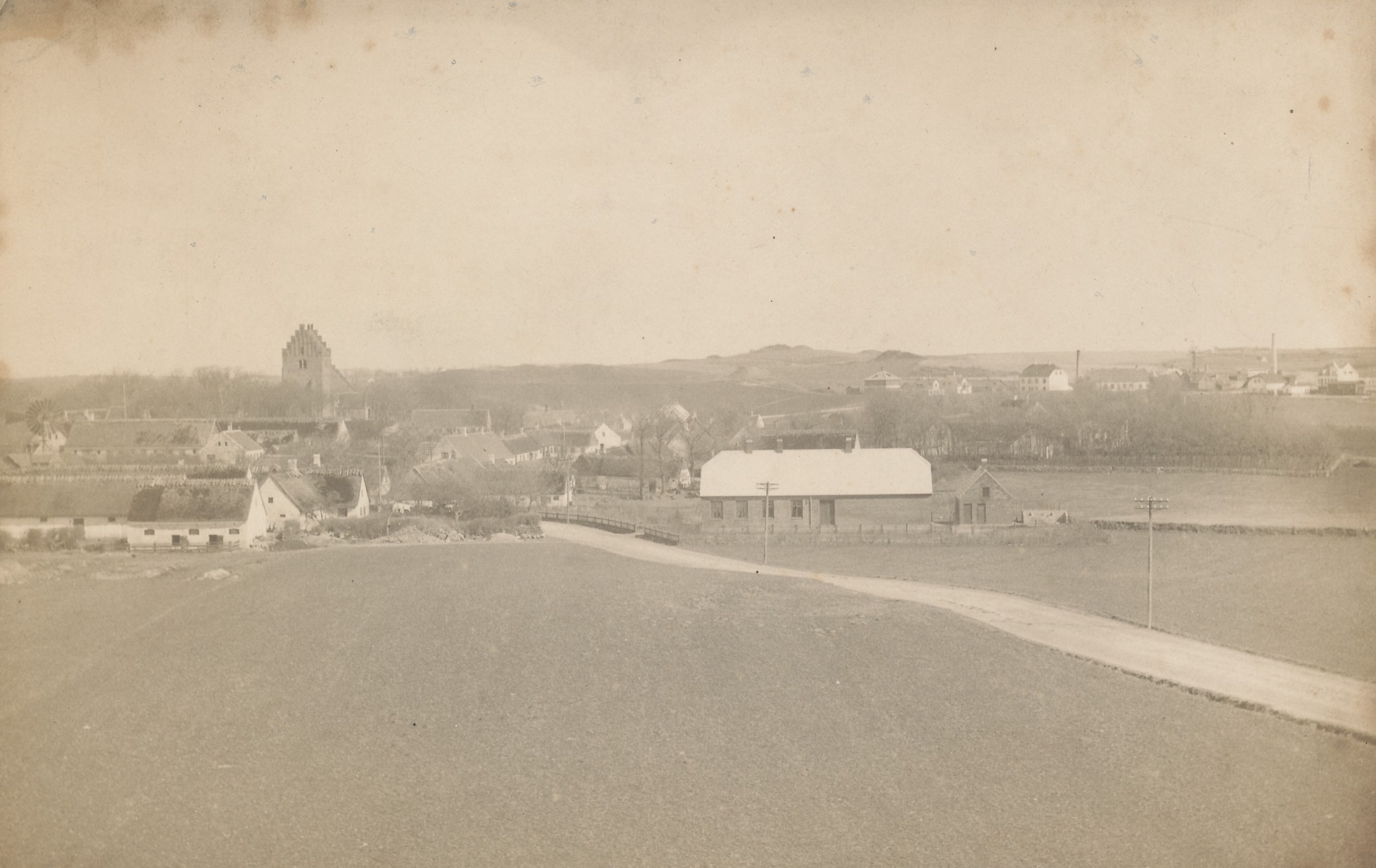 Højby set fra Vest før 1919 (B1847)