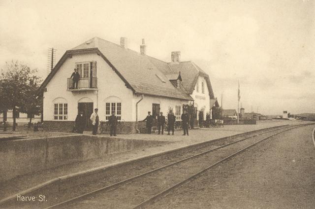 Hørve Station - ca. 1920 (B2094)