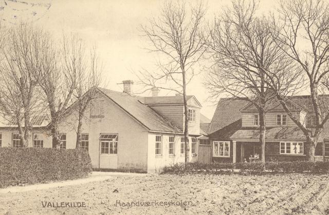 Håndværkerskolen på Vallekilde Højskole omkring 1912 (B2112)
