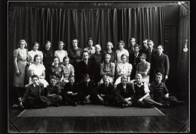 Vallekilde Valgmenighed, konfirmander år 1938 (B1044)