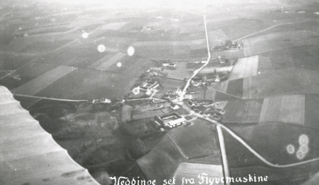 Luftfoto. Veddinge, ca. 1920 (B2336)