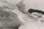 Skamlebæk Strand. Isvinter, ca. 1942 (B2387)