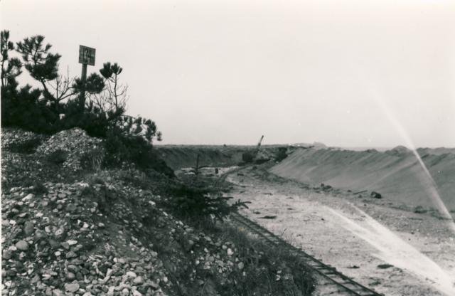 Yderby Skærvefabrik - Stenlejerne - 1955 (B2436)