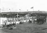 Høvestævne - Parade med svenske og danske gymnaster - 1938 (B2459)