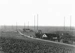 Udsigt over Skamlebæk - Skamlebæk Radio og Skamlebækgården - ca. 1931 (B2475)