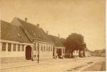 Parti fra Algade i Nykøbing - mellem Svanestræde og Grundtvigsvej - 1890'erne (B90193)