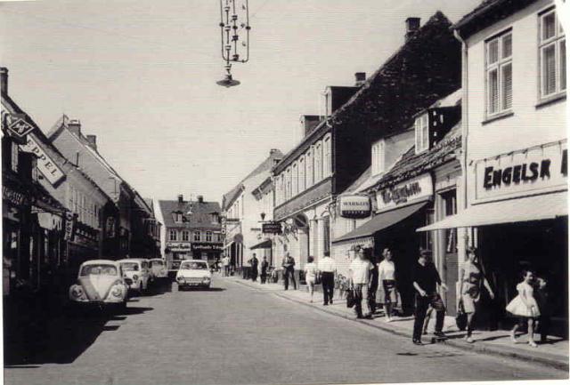 Algade. For enden af gaden Vesterbro - 1960'erne (B90376)
