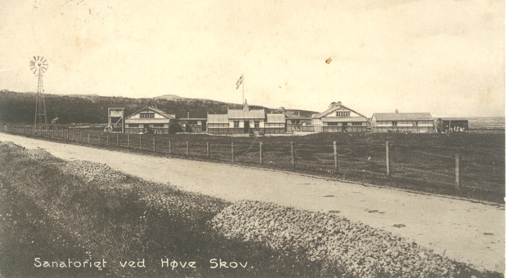 Postkort af Sanatoriet ved Høve Skov ca. 1910 (B1163)