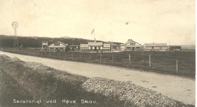 Postkort af Sanatoriet ved Høve Skov ca. 1910 (B1163)