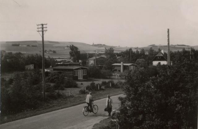 Sommerhuse ved Høve Pindal ca. 1940 (B1174)