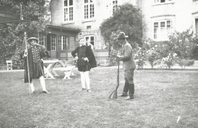 Vallekilde Højskole. Elverhøj som friluftsteater - 1935 (B2682)