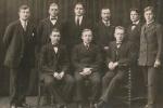 Elever. Håndværkerskolen, Vallekilde 1915-1916 (B2661)