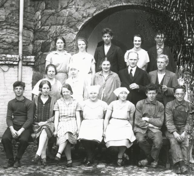 Vallekilde Højskole. Personale - Efteråret 1928 (B2699)