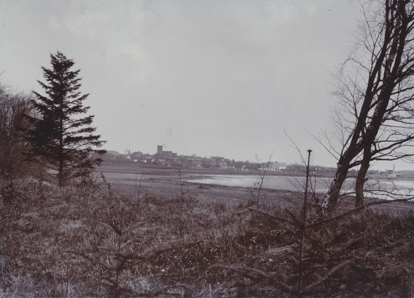 Udsigt over fjorden omkring år 1900 (b90022)