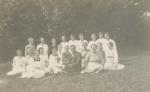 Vallekilde Højskole. Kvindelige elever - ca. 1914 (B2897)