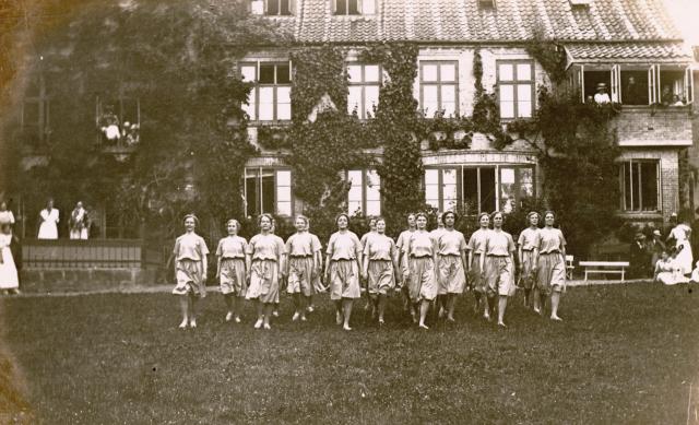 Vallekilde Højskole. Finske gymnaster - 1914 (B2912)