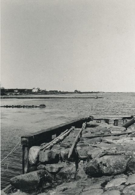 Rørvig Havn, fra molen - 1950'erne  (B95107)