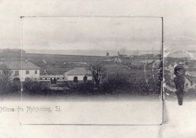 Postkortmappe "Velkommen til Nykøbing" - 1910'erne (B90048)